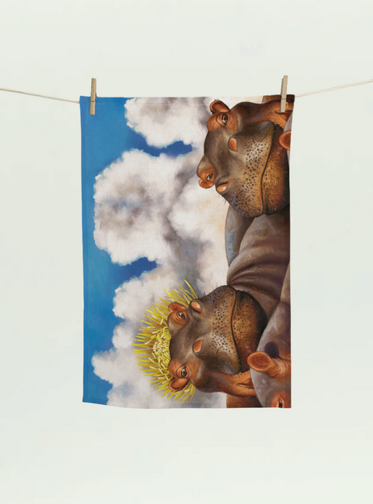 Spirit Hippo Tea Towel