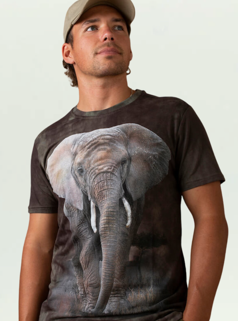 Kool Africa Unisex Elephant Dyed T-shirt
