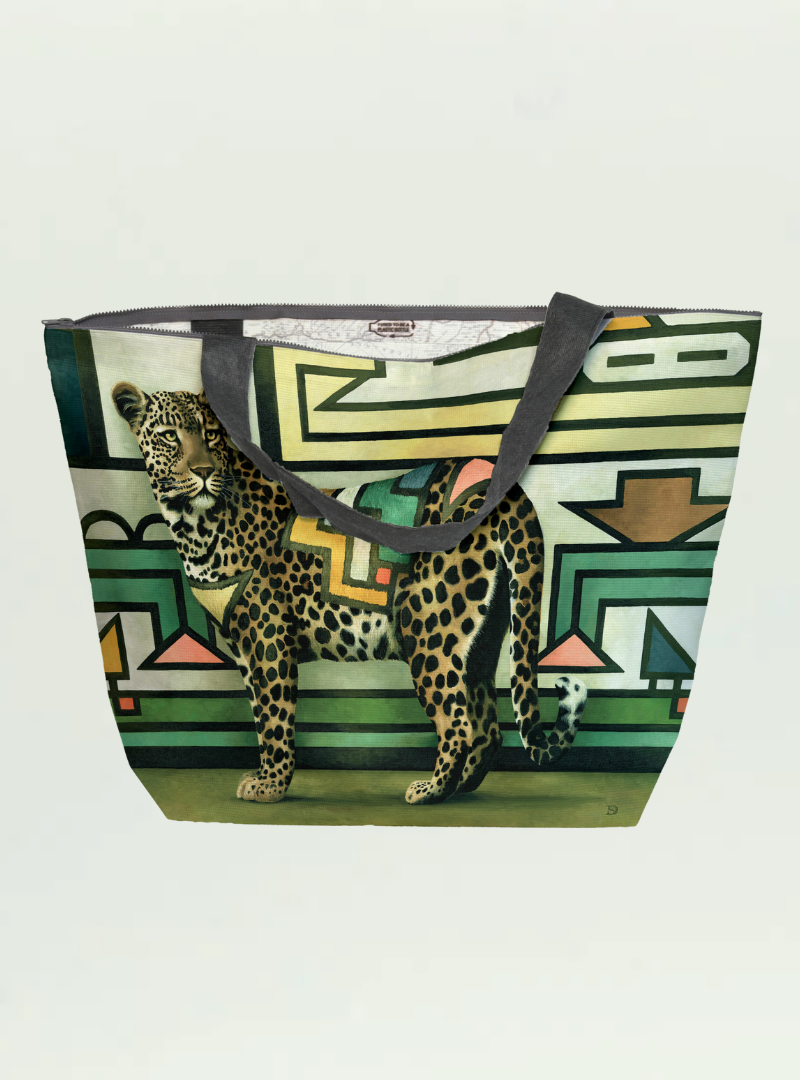 Whimsical Collection Ndebele Leopard Maxi Bag