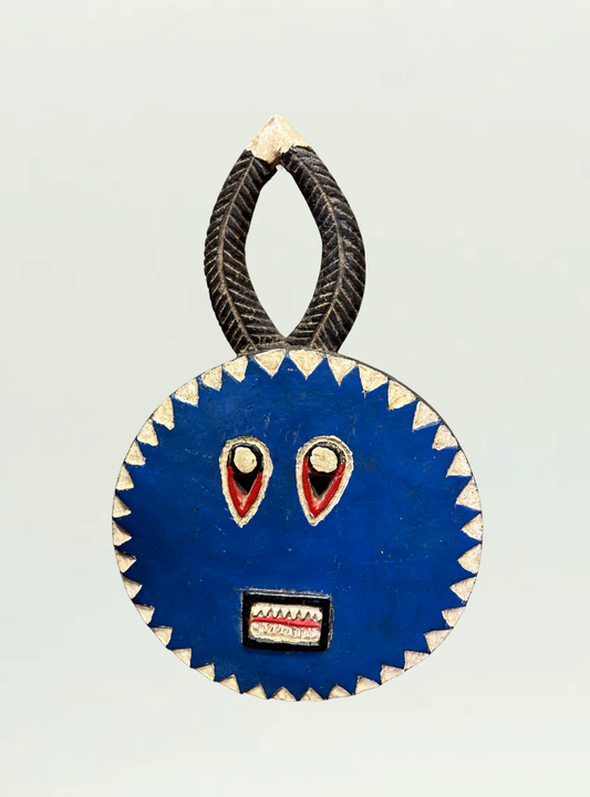 Blue Wooden Mask