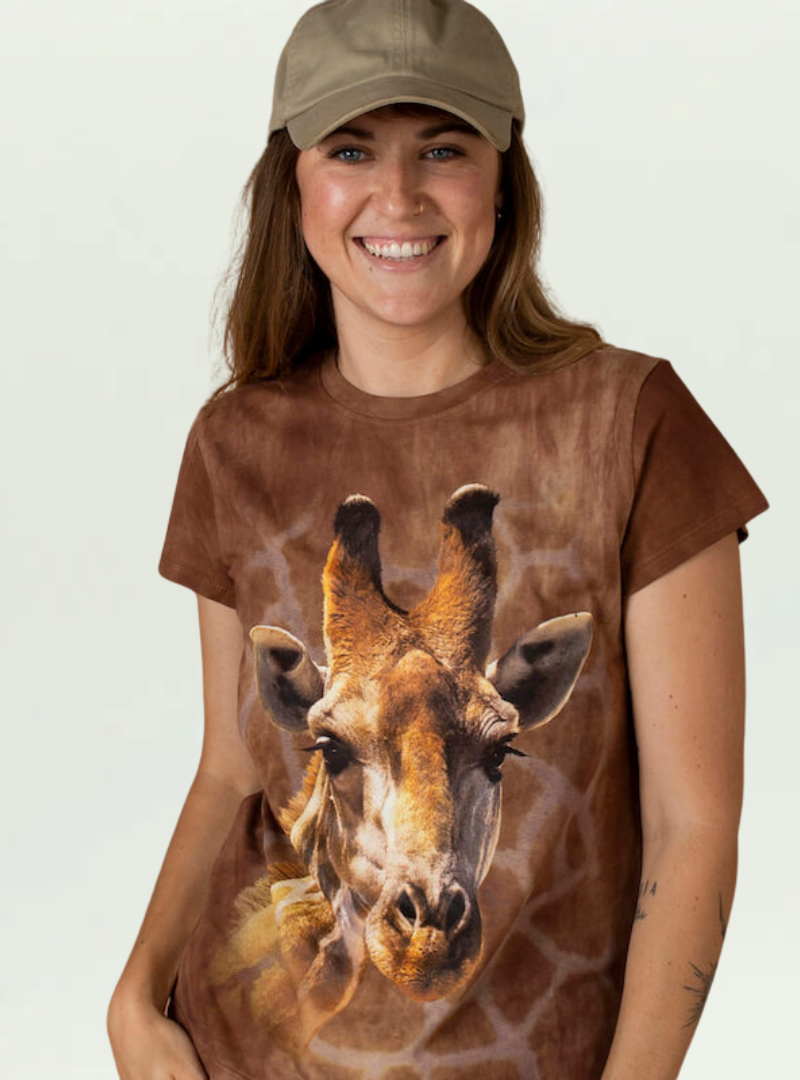 Kool Africa Giraffe Ladies T-shirt