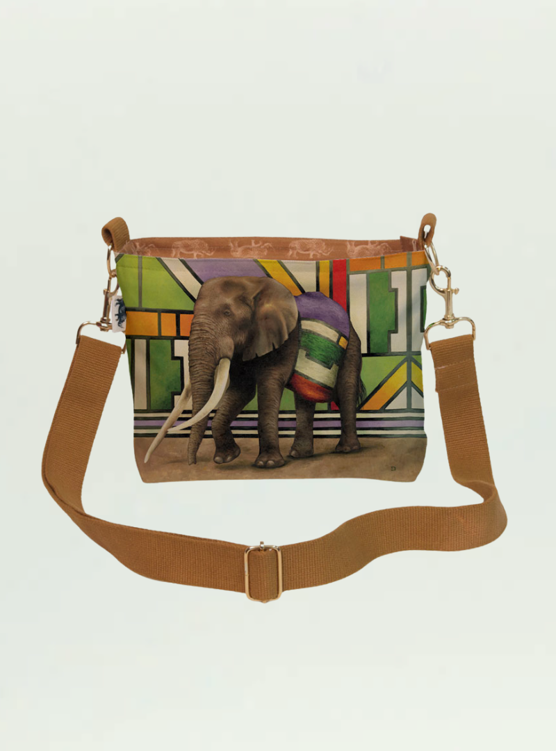 Ndebele Elephant Sling Bag