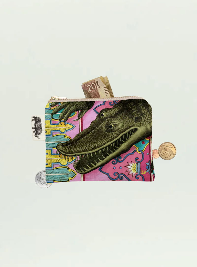 Crocodile Velvet Coin Purse