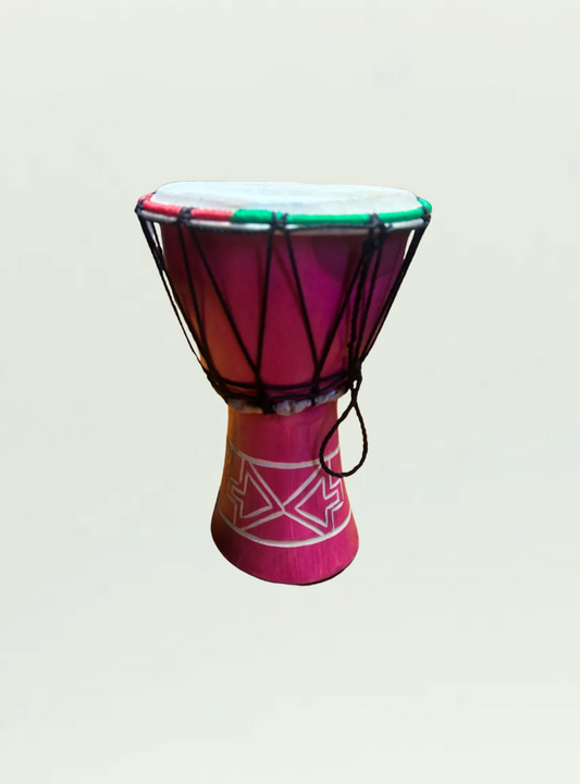 Pink Djembe Drum 20cm