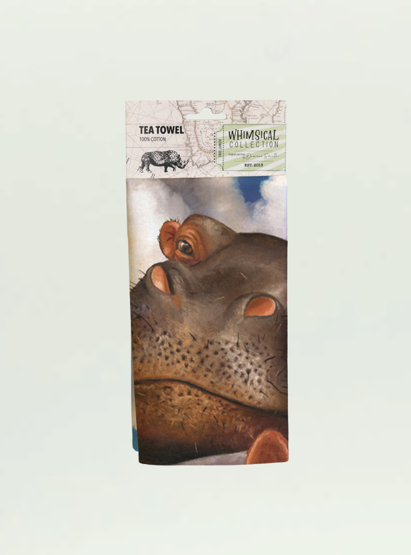 Spirit Hippo Tea Towel