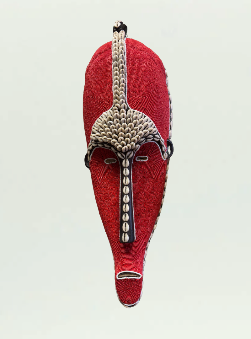 Punu Beaded Shell Masks