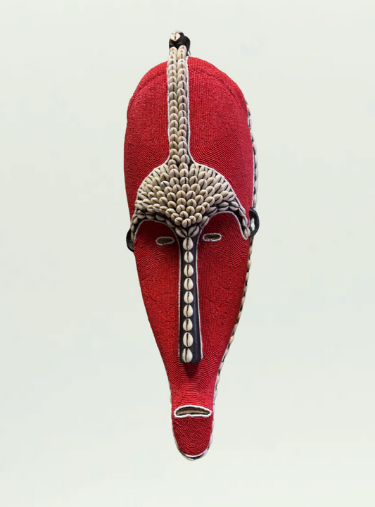 Punu Beaded Shell Masks