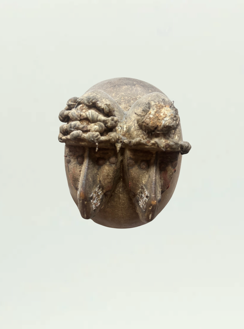 Circle Wooden Mask