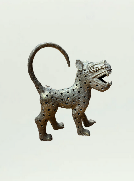 Bronze Leopard Pair