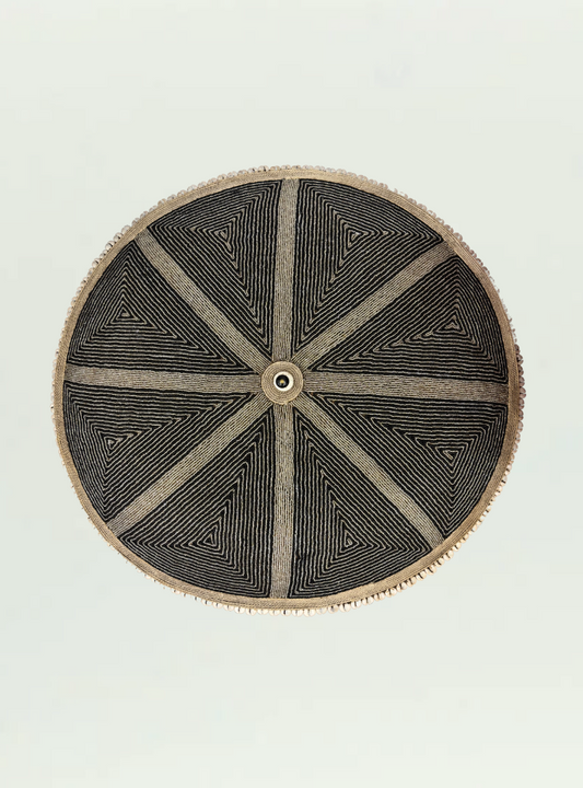 Detailed Black Beaded Shield