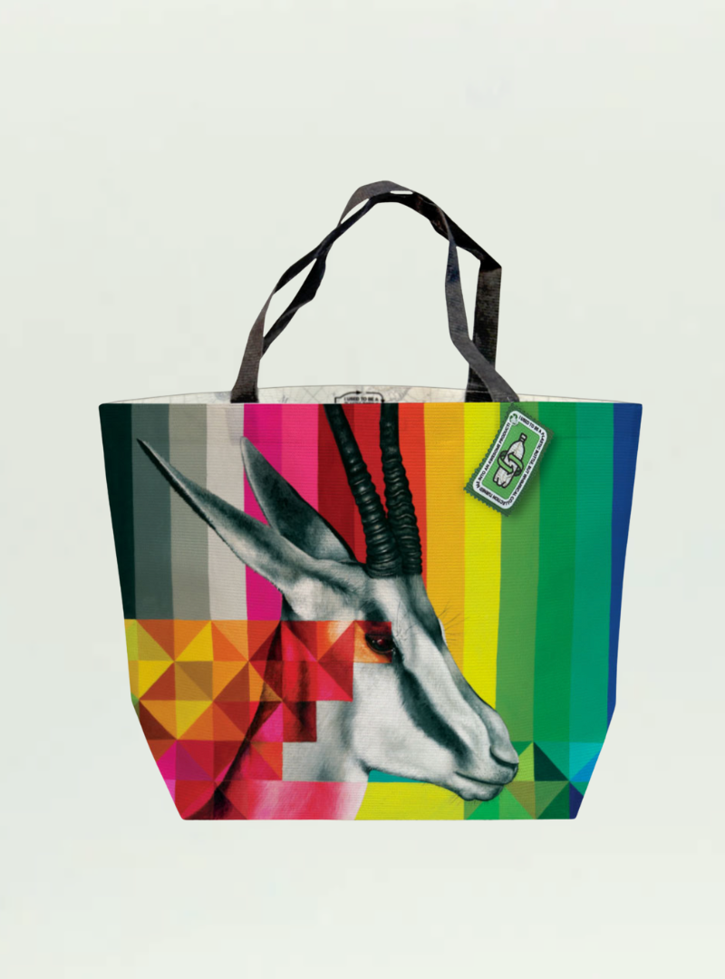 Springbok in Colour Recycled Shopper
