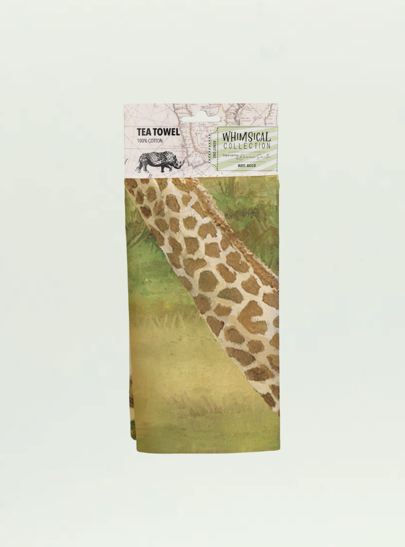 Spirit Giraffe Tea Towel