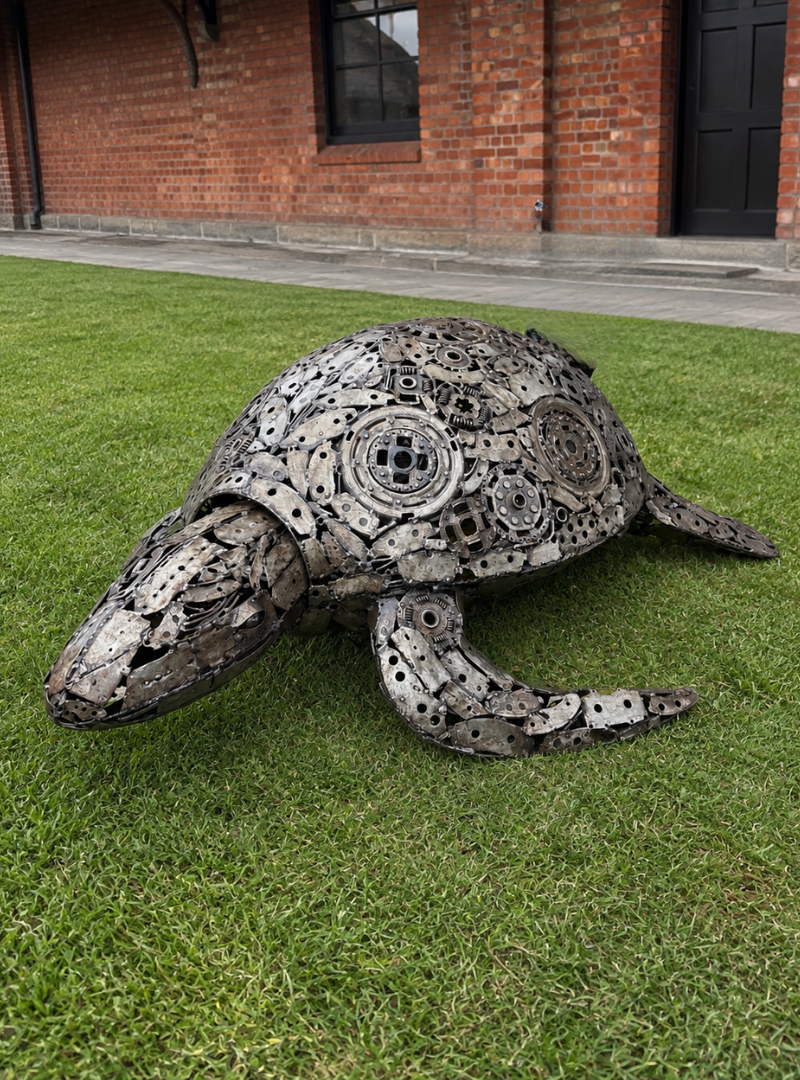 Recycled Metal Turtle