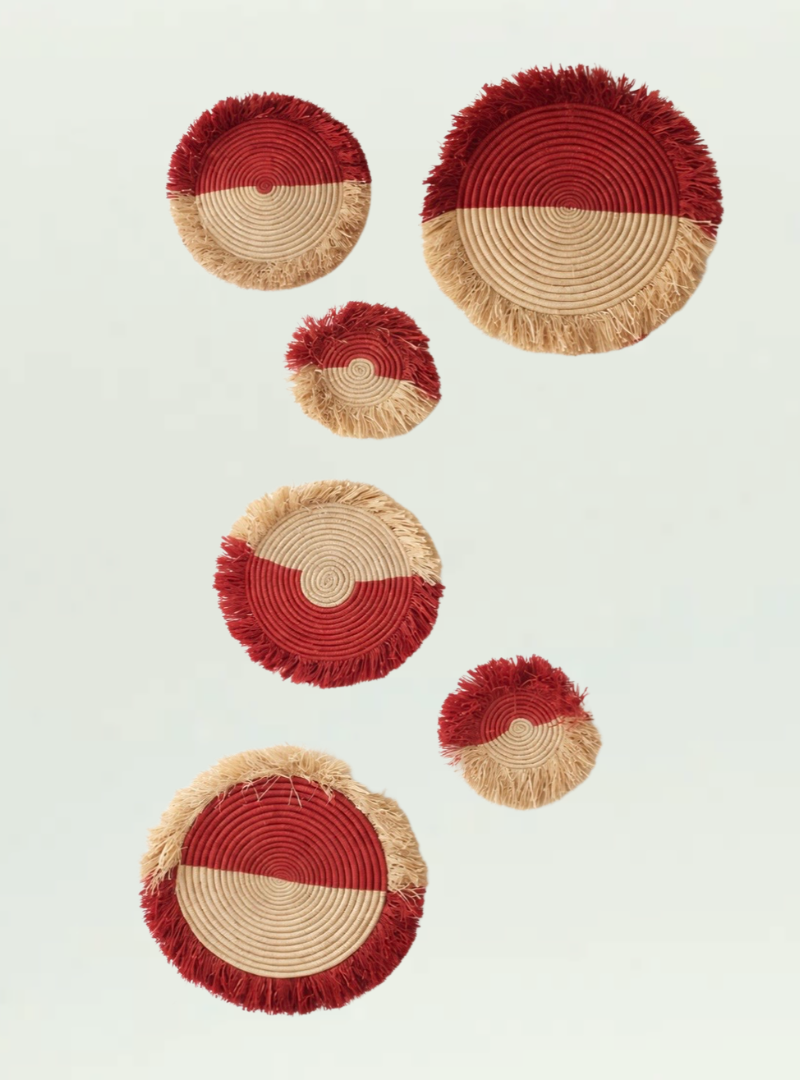 Woven Frill Placemats 40cm