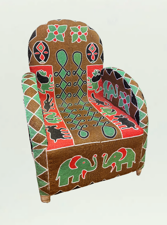 Beaded Lounge Chair