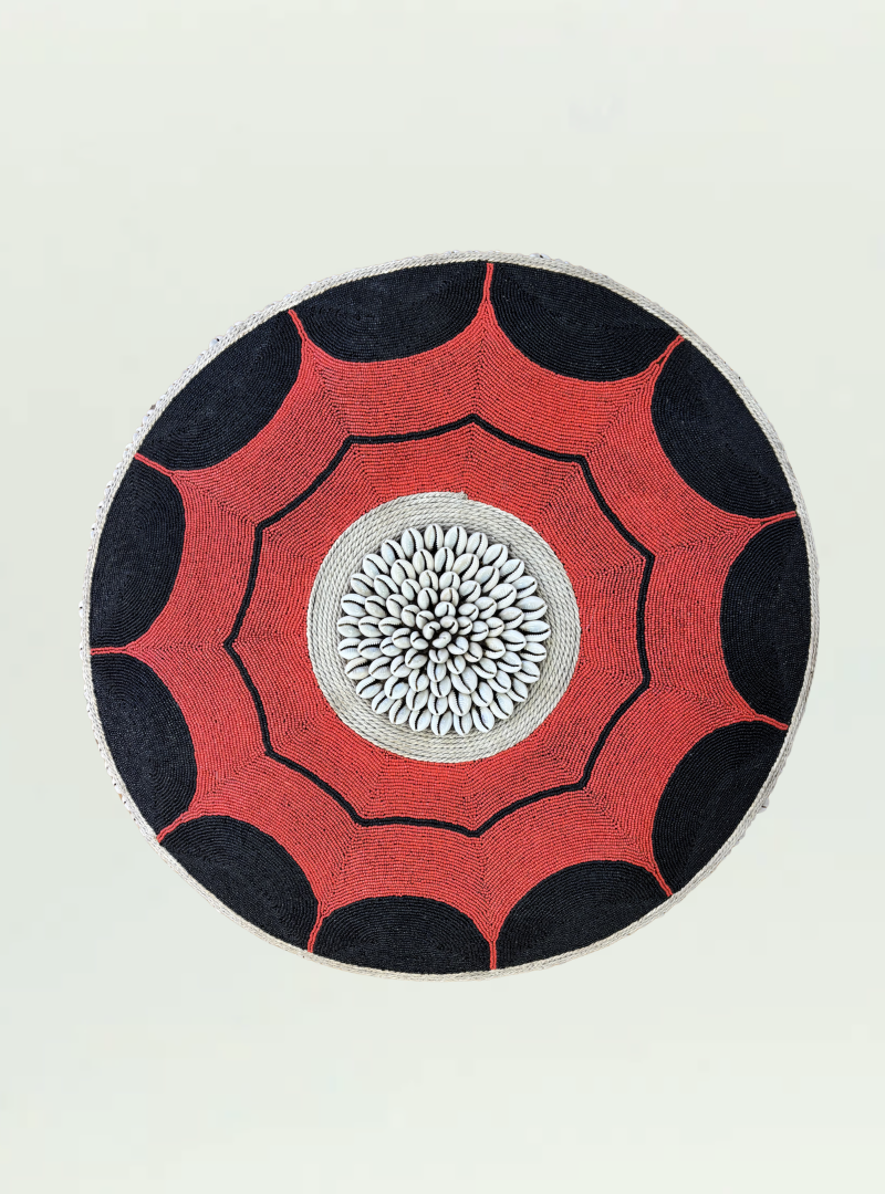 Red and Black Shield
