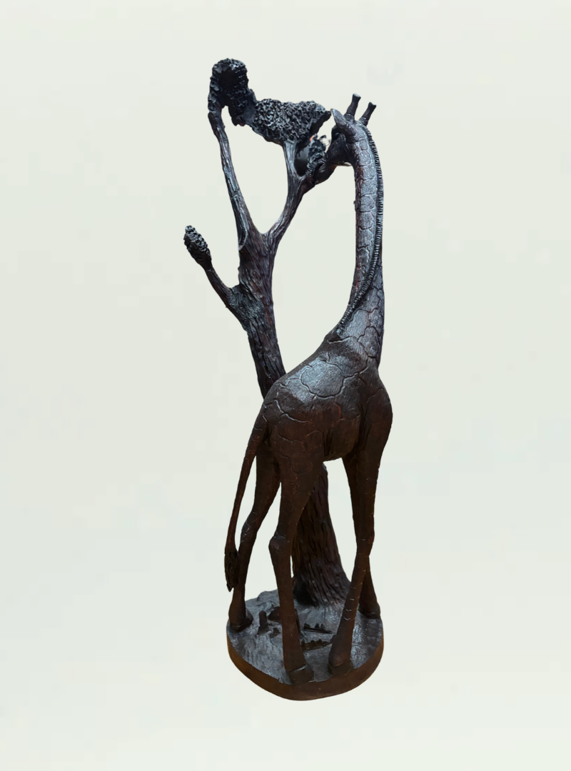 Giraffe Iron Wood