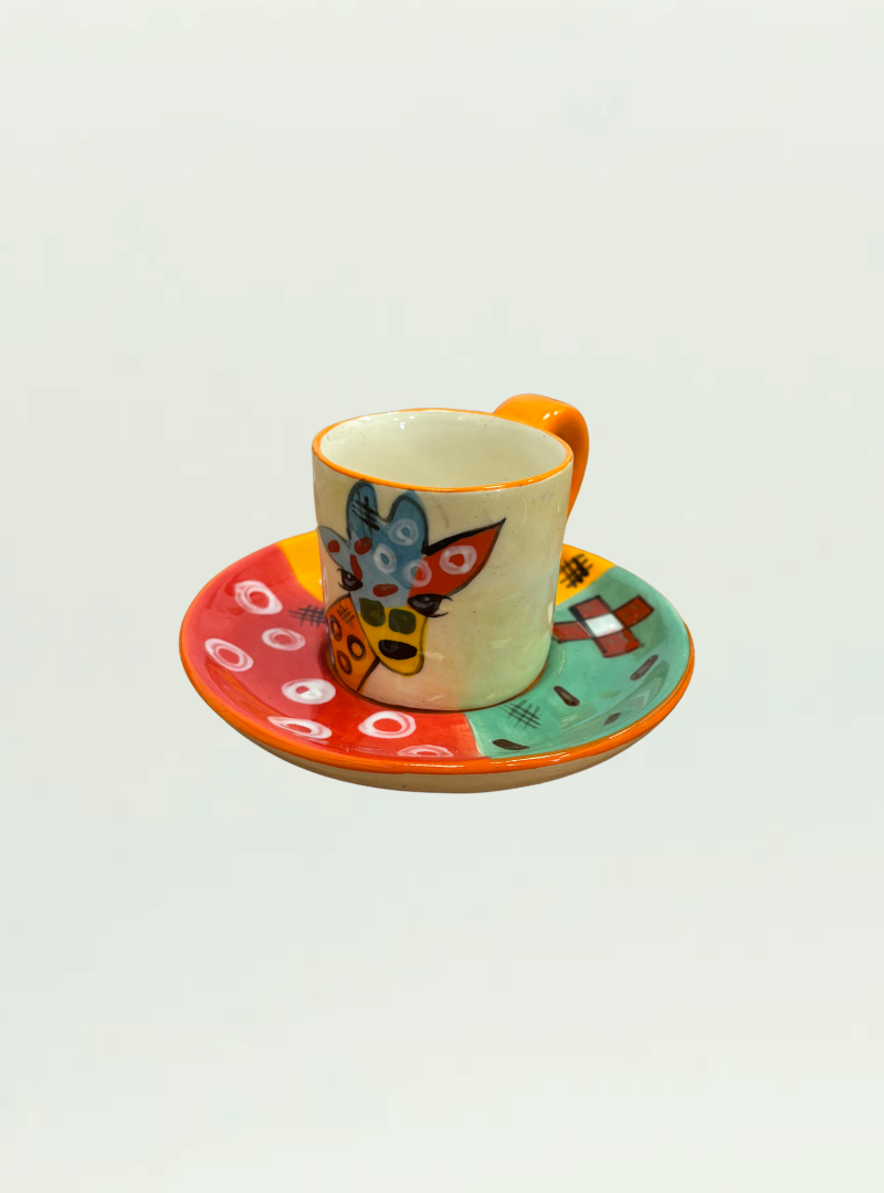 Espresso Cup Funky Animal
