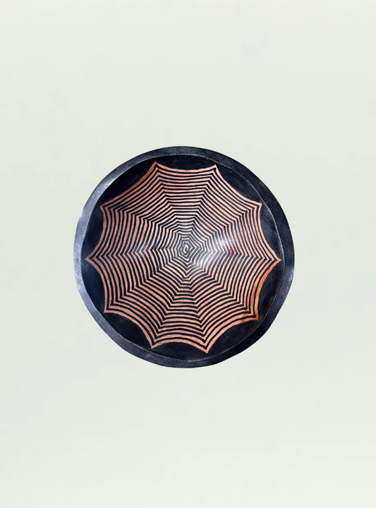 Round Painted Bowl