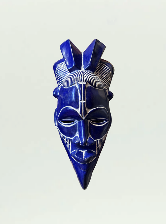 Blue Wood Mask