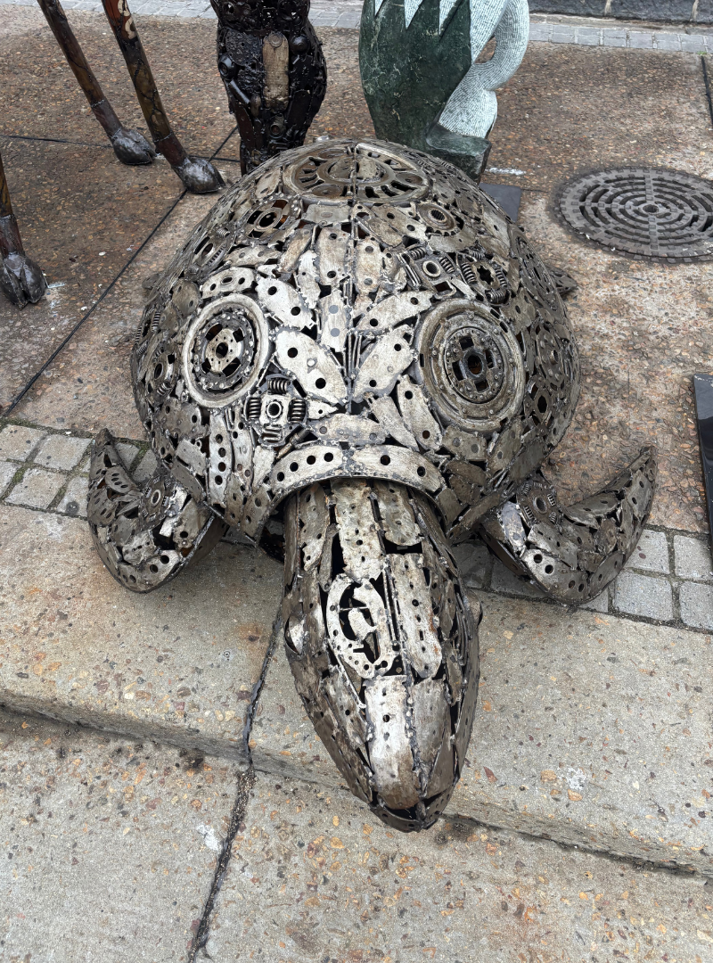 Recycled Metal Turtle