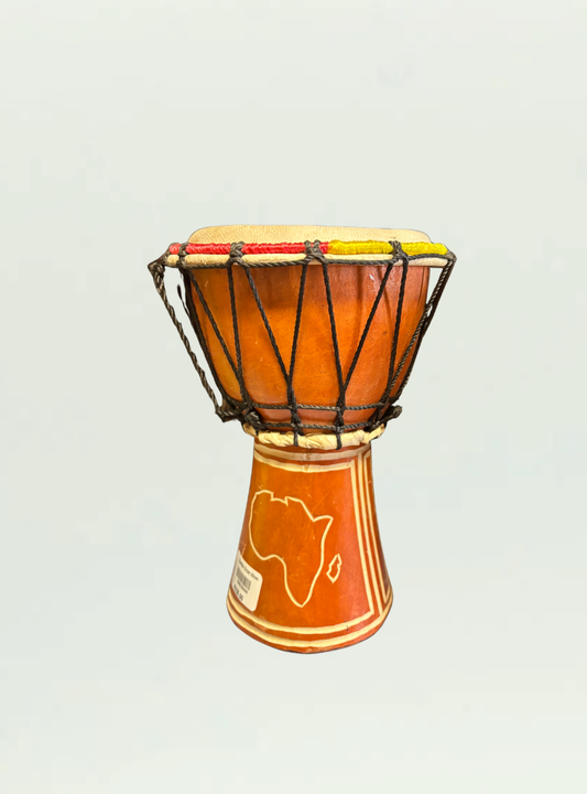 Orange Djembe Drum 20cm