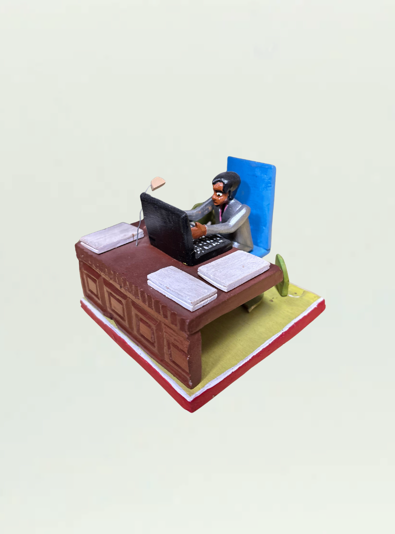 Office Wooden Figure