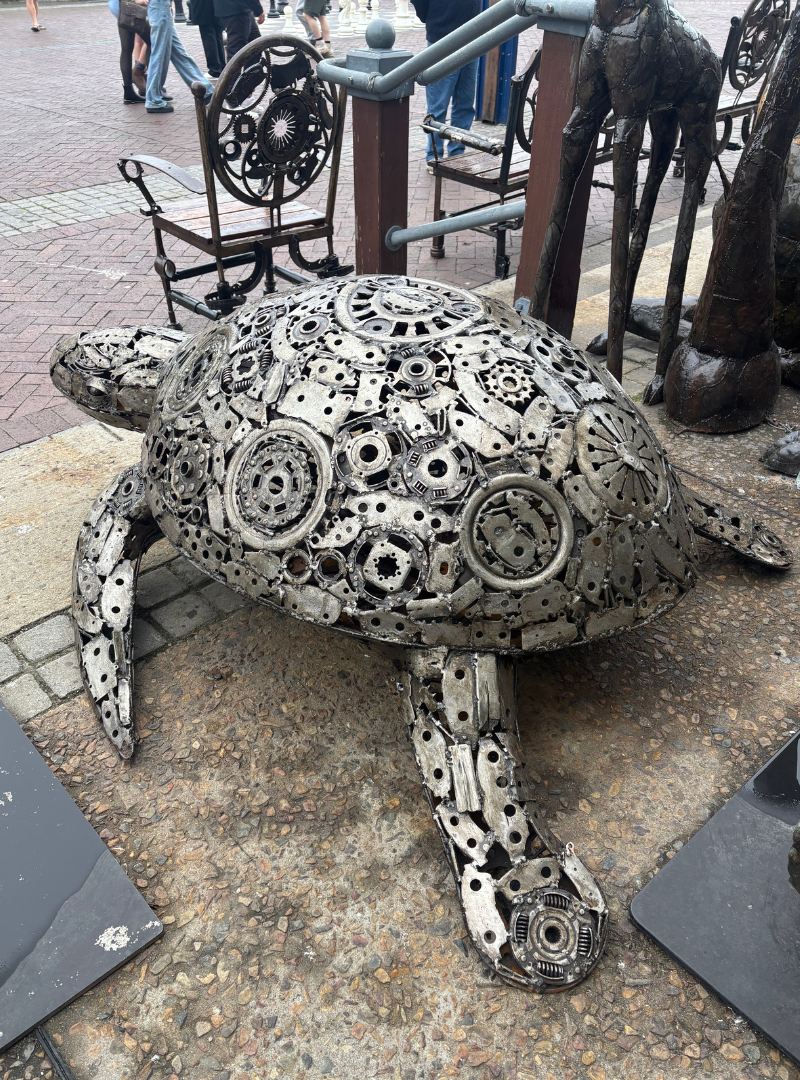 Recycled Metal Turtle
