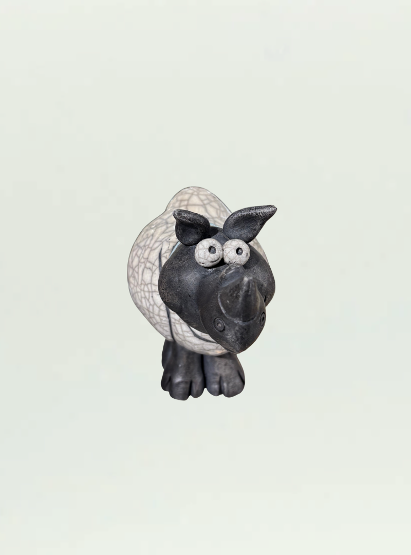Clay Figure Rhino