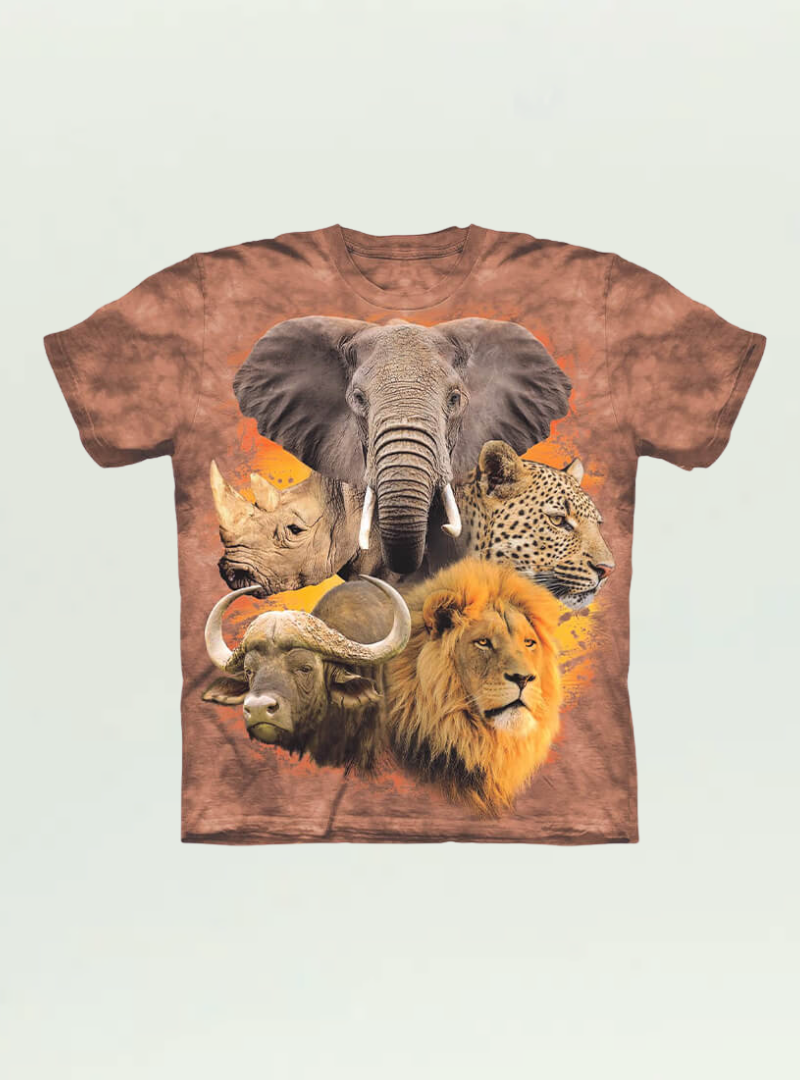 Kool Africa Kids Big Five T-shirt