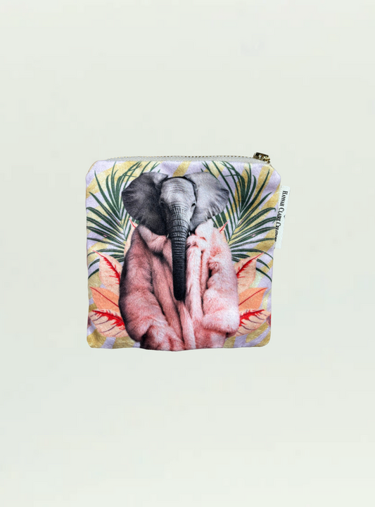 Elephant Small Zip Bag