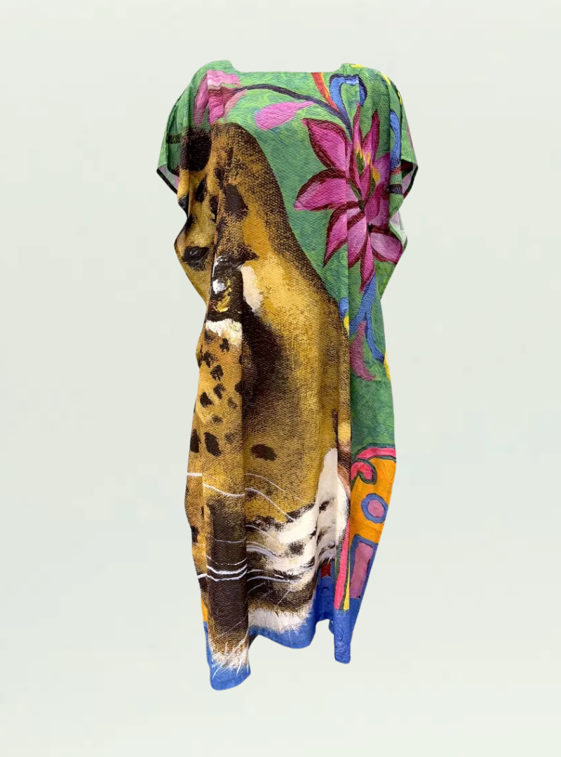 Leopard Ornament Kaftan