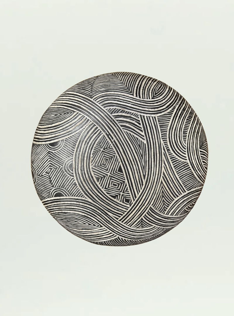 Wooden Carved Shield