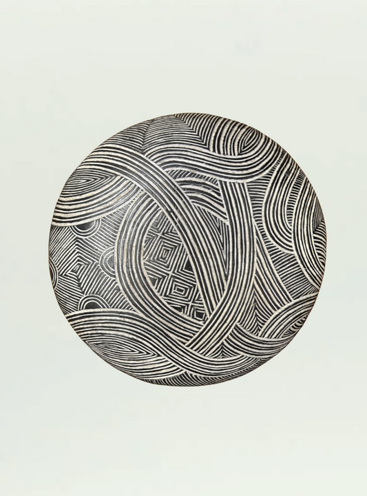 Wooden Carved Shield