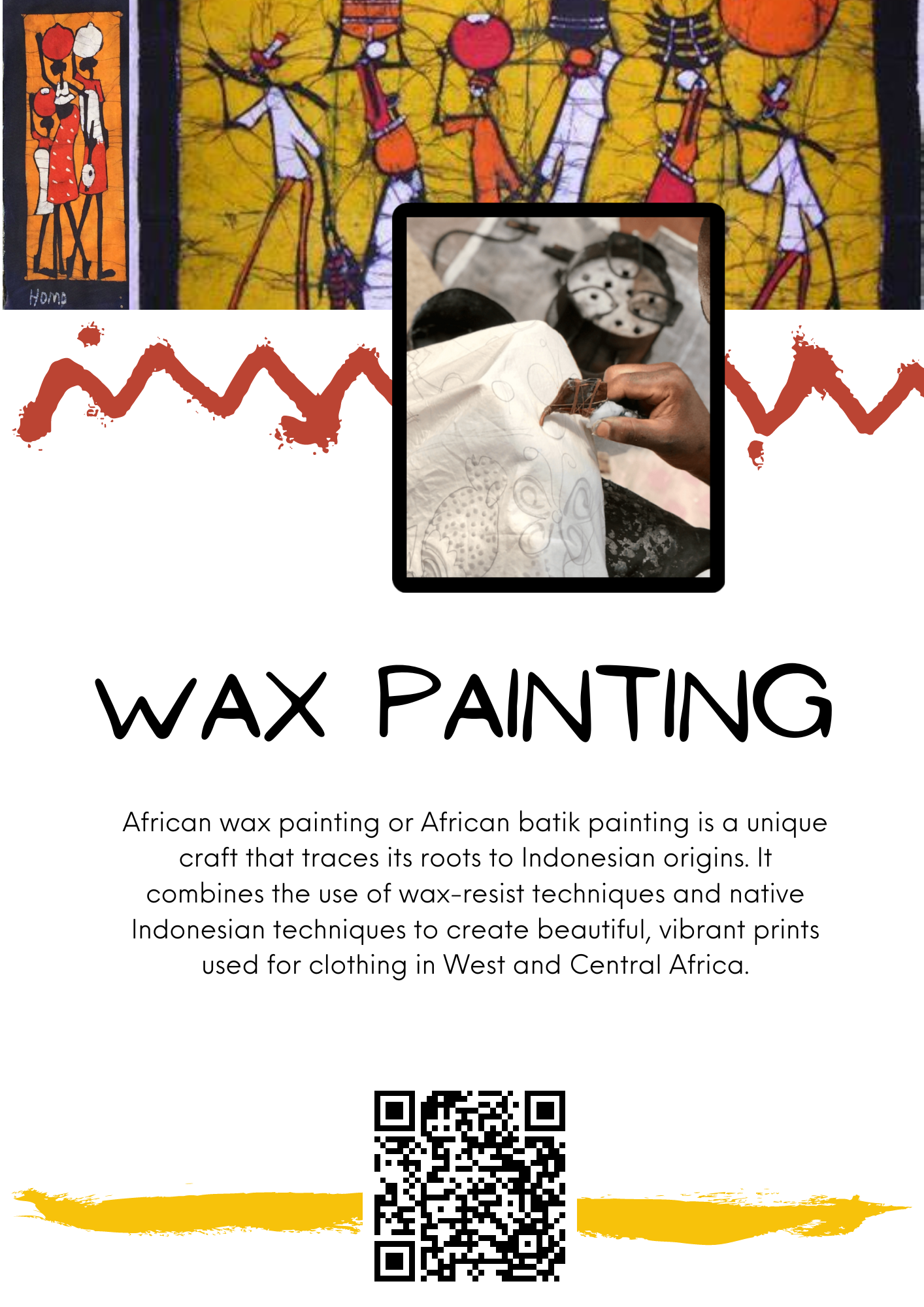 African Wax Painting