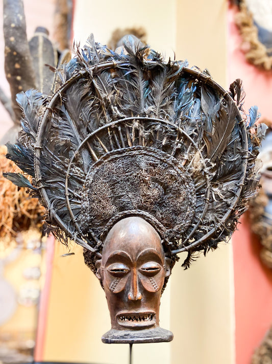 Wooden Chihongo mask