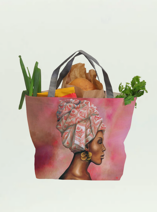Pomegranate Recycled Shopper