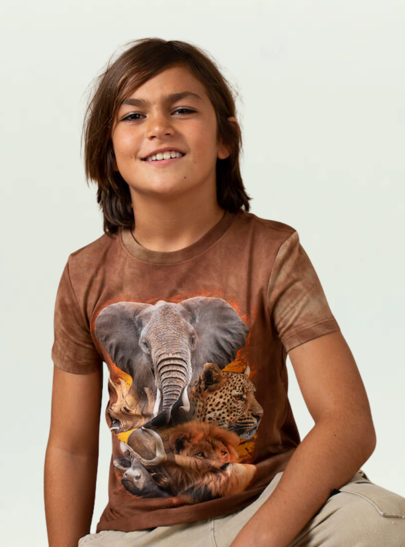 Kool Africa Kids Big Five T-shirt