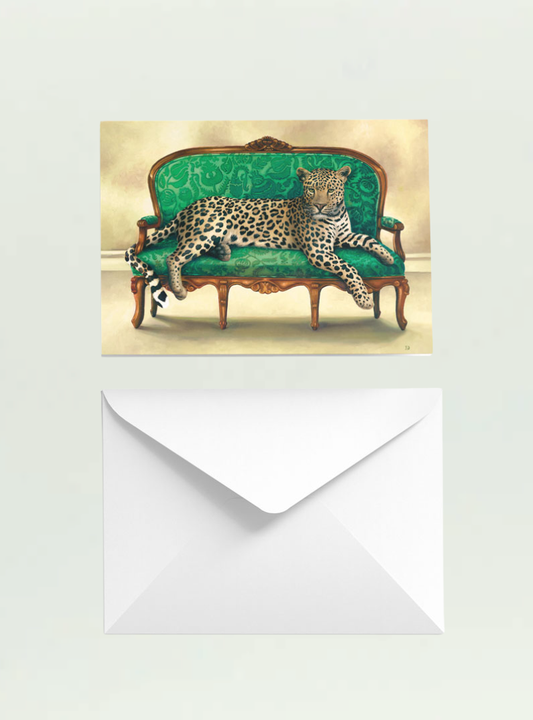 Leopard at Leisure Single Card