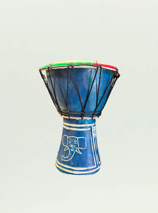 Blue Djembe Drum 20cm