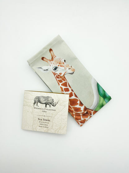 Whimsical Collection Giraffe Tea Towel