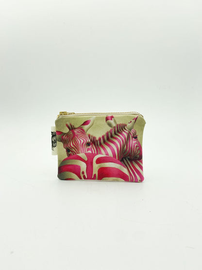 Whimsical Collection Pink Zebra Coin Purse