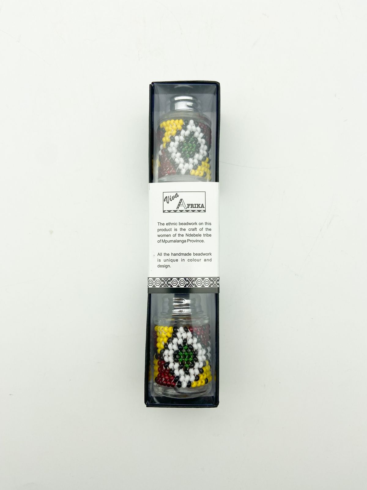 African Beaded Salt & Pepper Set