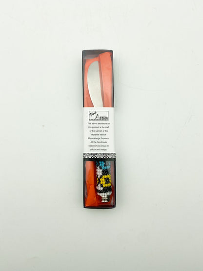 African Beaded Butter Knife
