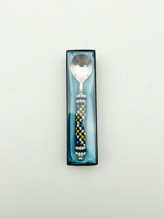 Viva Afrika Beaded Sugar Spoon