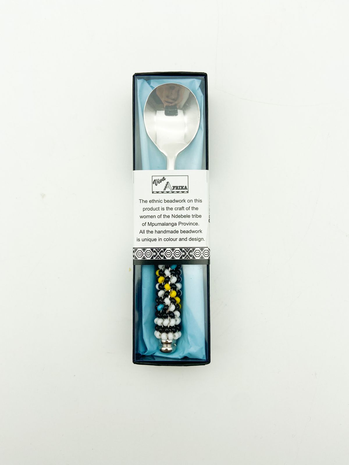 Viva Afrika Beaded Sugar Spoon