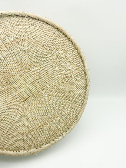 Natural Woven Basket Plain