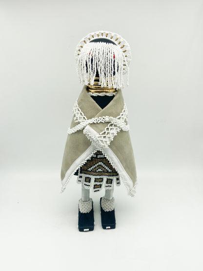 African Bride Doll Beige/White