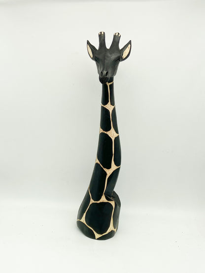 Wooden Giraffe Head