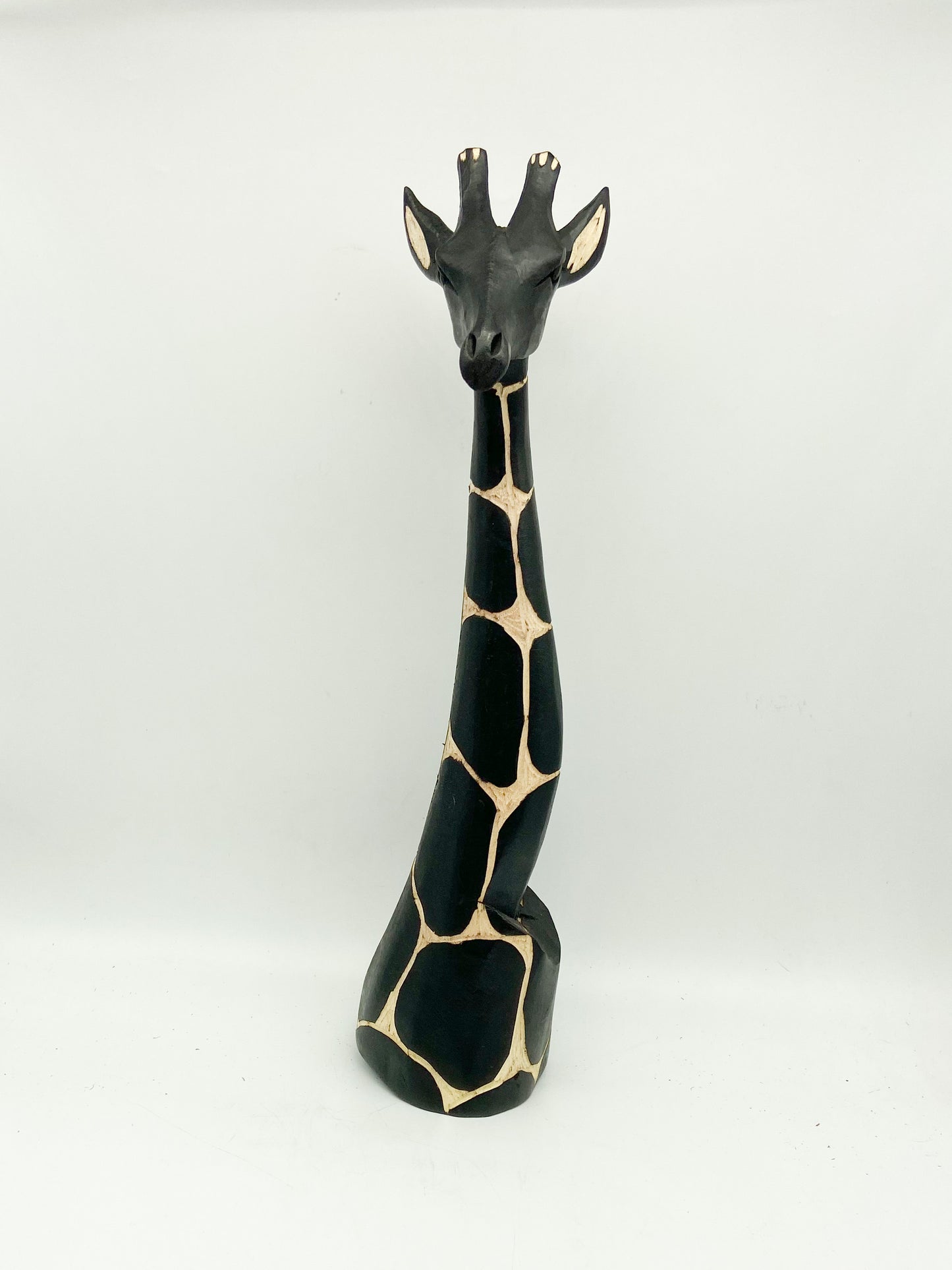 Wooden Giraffe Head